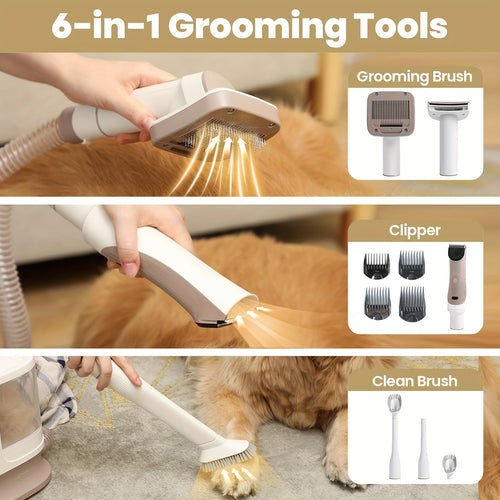 PurePaws™ 6-in-1 Pet Grooming Vacuum