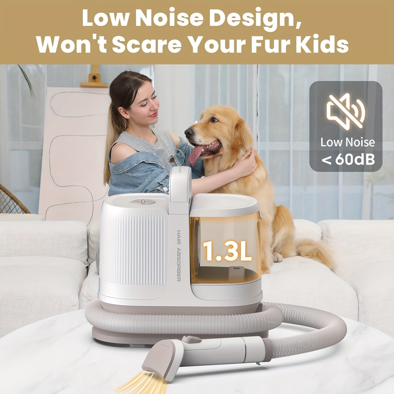 PurePaws™ 6-in-1 Pet Grooming Vacuum